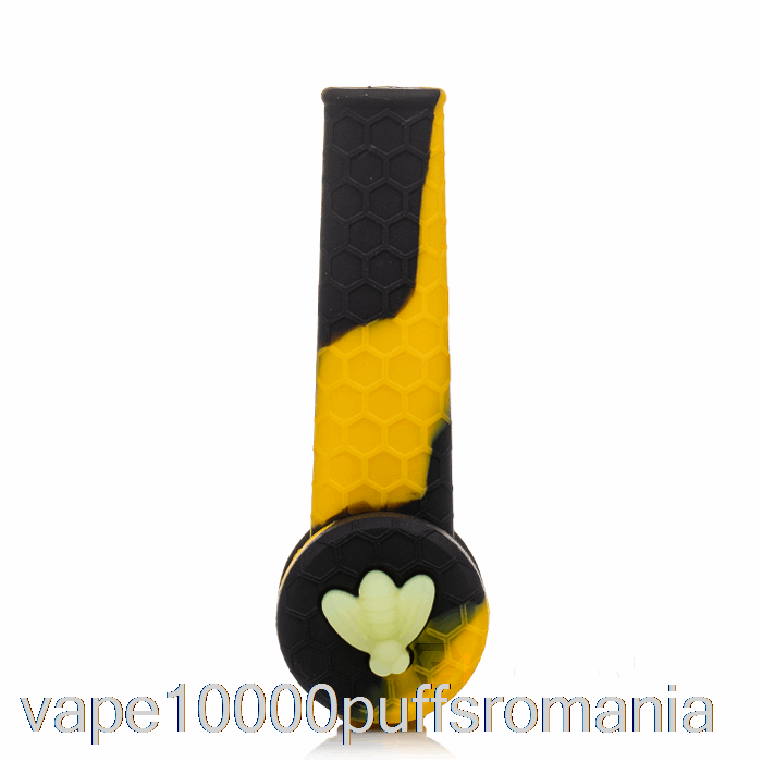 Vape Romania Stratus Trio Silicon Pipe Sol (negru/galben)